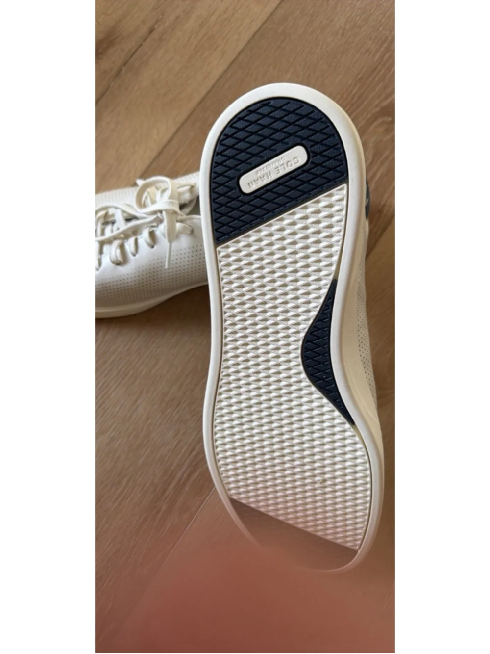 Cole Haan Men's Grand Crosscourt Daily Laser Sneaker - Ivory - NWOT